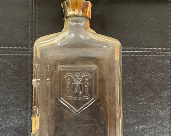 Botella vacía de whisky canadiense Thomas Adams vintage de 1949 (primera edición)