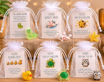 Tiny Animal Pocket Hug Charm | Encouragement, Anxiety Support Gift