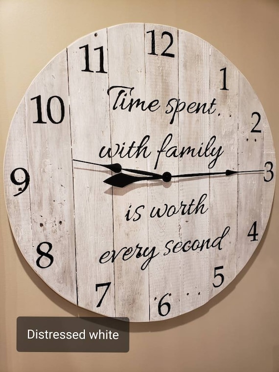 Large Wood Wall Clock Rustic Reclaimed Farmhouse Time - Rustic Reclaimed Wood Wall Clock Large Wood Wall Clock Rustic Reclaimed Farmhouse Time - Rustic Reclaimed Wood Wall Clock