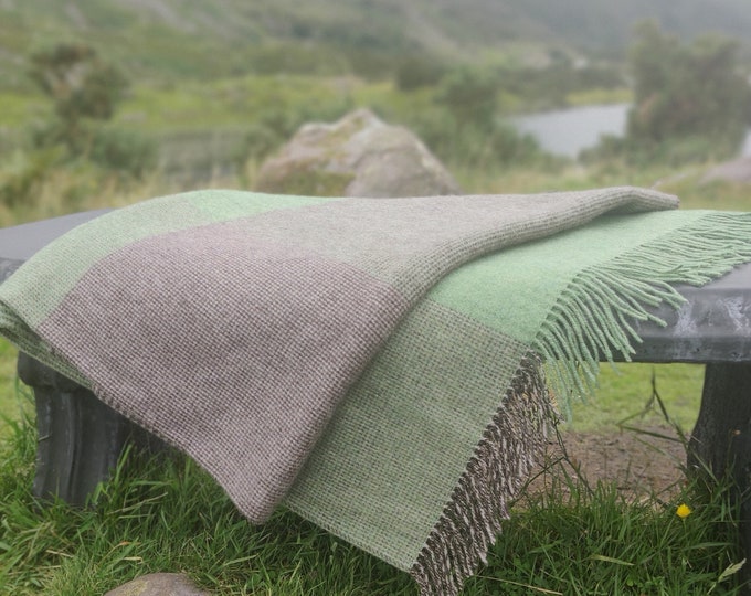 Irish wool throws Ring of Kerry Crafts