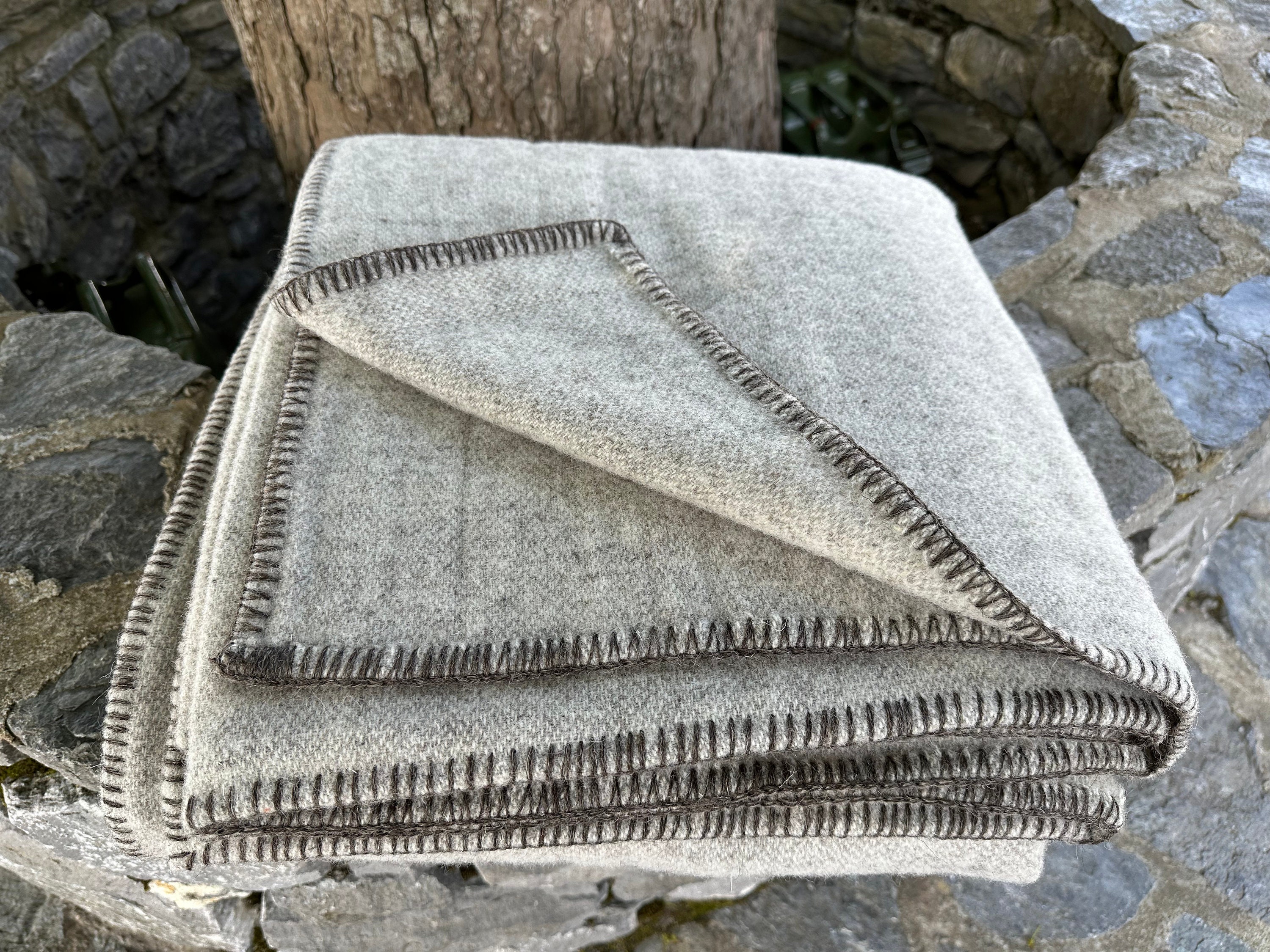 Grey hotsell thick blanket