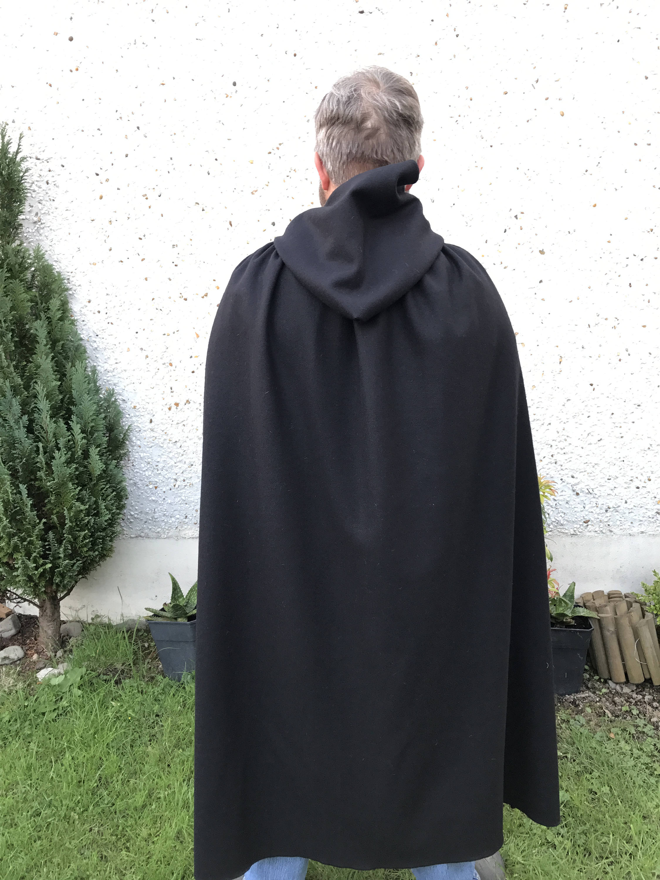 KateIrishTweedStore Hooded Medieval Tweed Cloak