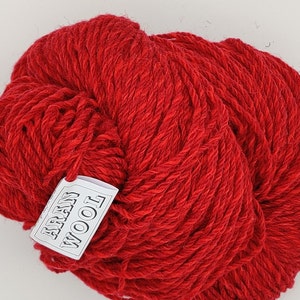 200g/75oz of Authentic Aran Knitting Wool - salmon pink - 333.75m/365yards - 100% pure new wool - MADE IN IRELAND
