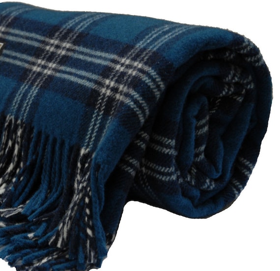 The Tartan Blanket Co. Lambswool Knee Blanket in Charcoal Melange