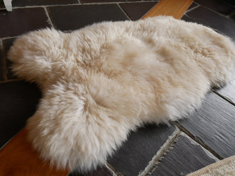 Luxurious Genuine Irish Sheepskin Rug Soft & Thick Natural Wool Eco-Friendly, Lanolin-Rich Perfect for Home Decor, Gifts image 2