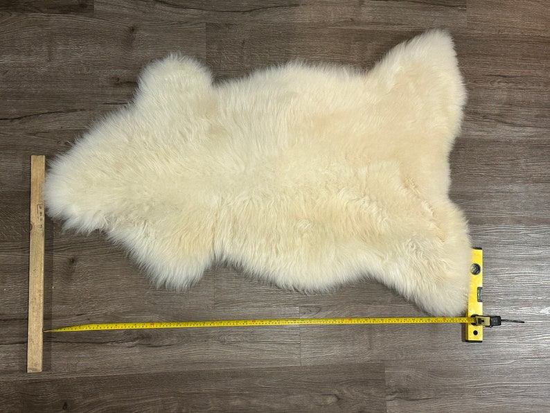 Luxurious Genuine Irish Sheepskin Rug Soft & Thick Natural Wool Eco-Friendly, Lanolin-Rich Perfect for Home Decor, Gifts image 10