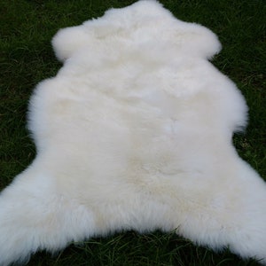 Luxurious Genuine Irish Sheepskin Rug Soft & Thick Natural Wool Eco-Friendly, Lanolin-Rich Perfect for Home Decor, Gifts image 7