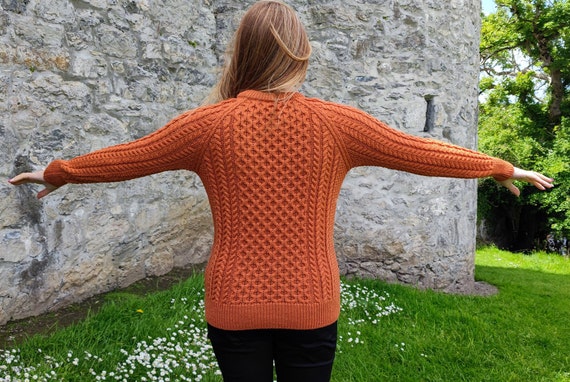 Aran merino store wool sweater