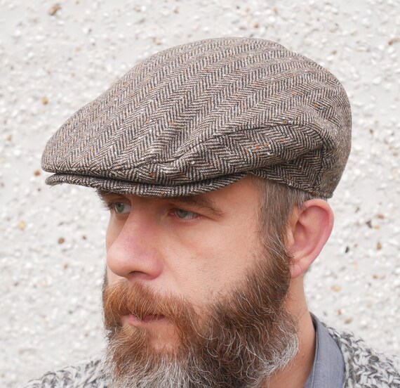 tweed flat hat