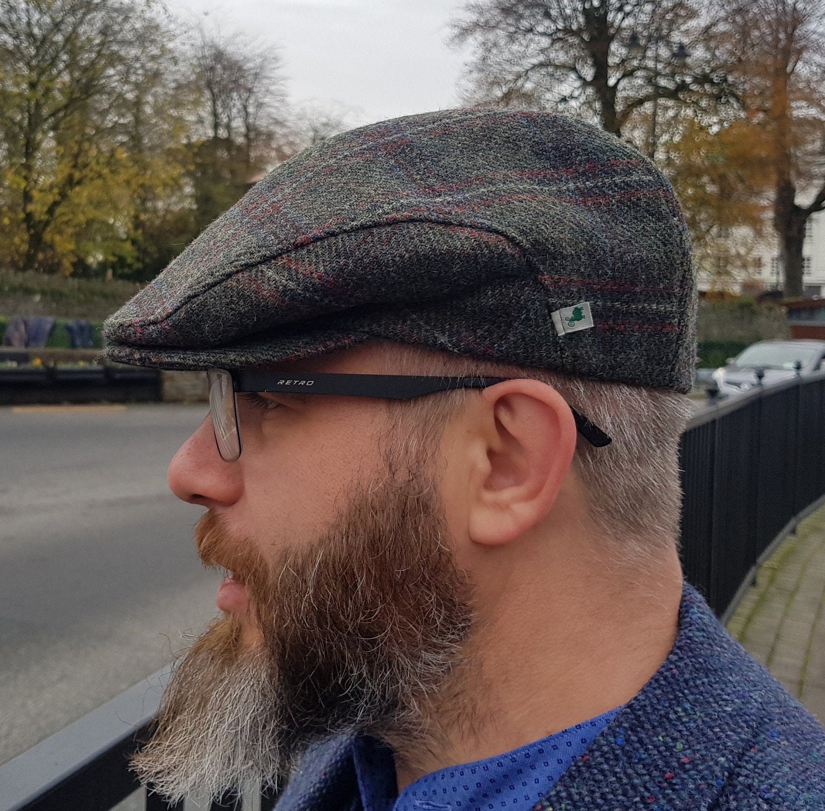 Traditional Irish Tweed Flat Cap Paddy Cap Green/red/blue Tartan/ Plaid/  Check 100% Pure New Wool Padded HANDMADE IN IRELAND - Etsy