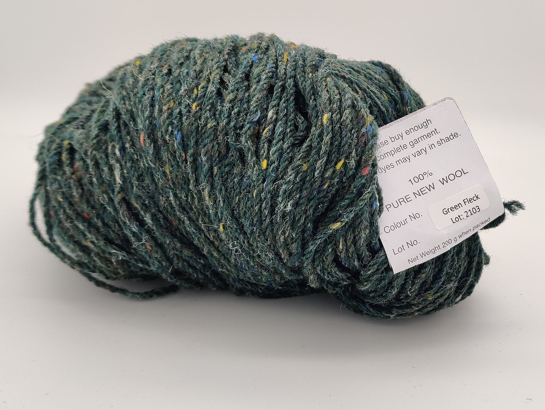 aran flecked wool