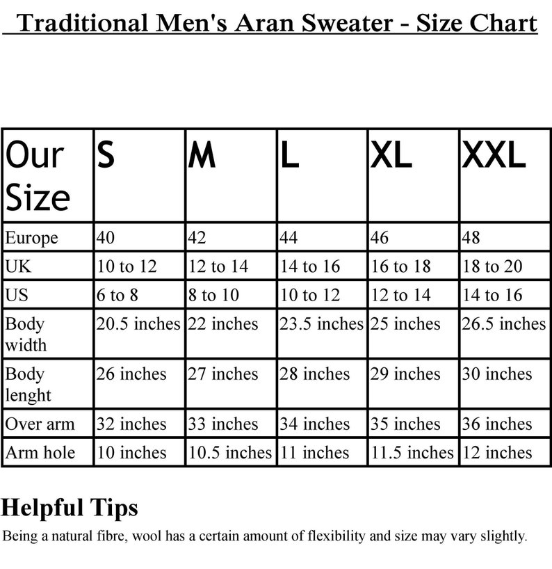 Traditional Aran Sweater 100% Pure New Wool / Pure Soft Merino Wool Dark Green Chunky & Heavy Proper Irish Sweater MADE IN IRELAND image 10