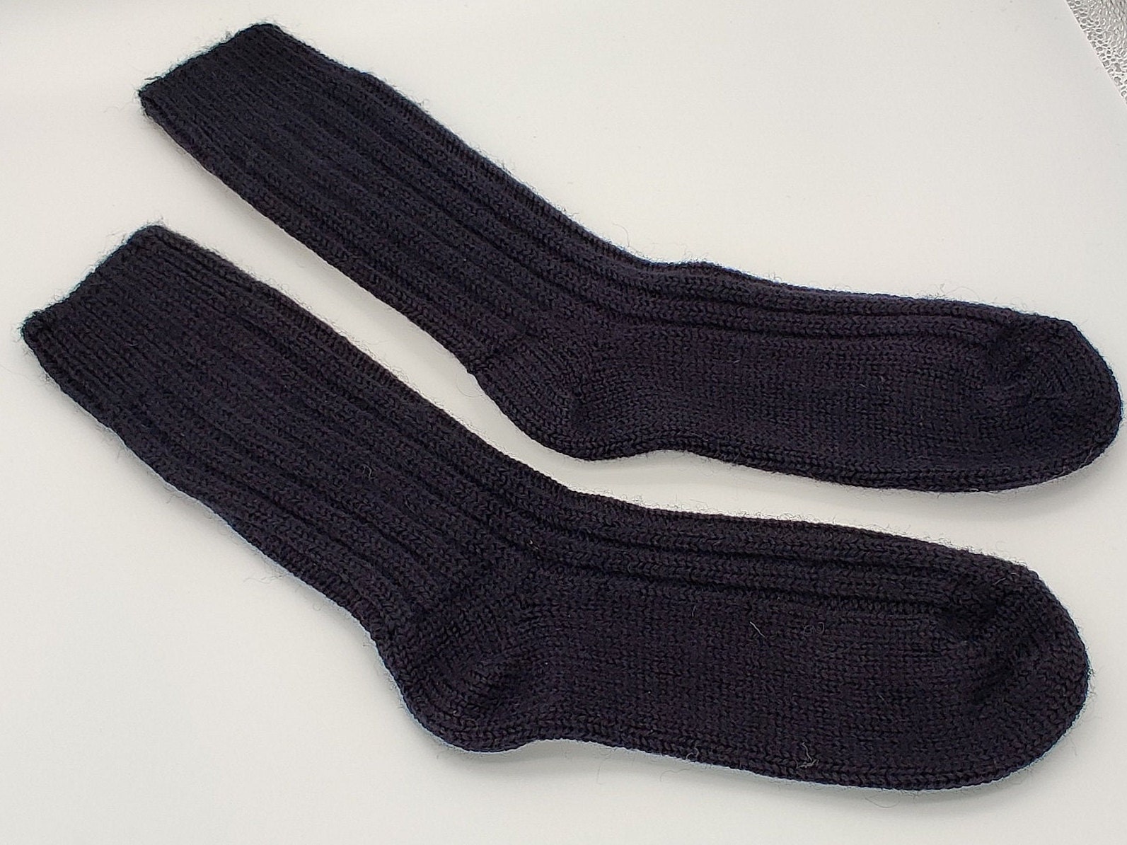 bark Write a report Crow Irish thick wool socks - Snug socks in 100% pure new wool from Irish sheep - hiking socks - navy - MADE IN IRELAND bark Write a report Crow Irish thick wool socks - Snug socks in 100% pure new wool from Irish sheep - hiking socks - navy - MADE IN IRELAND