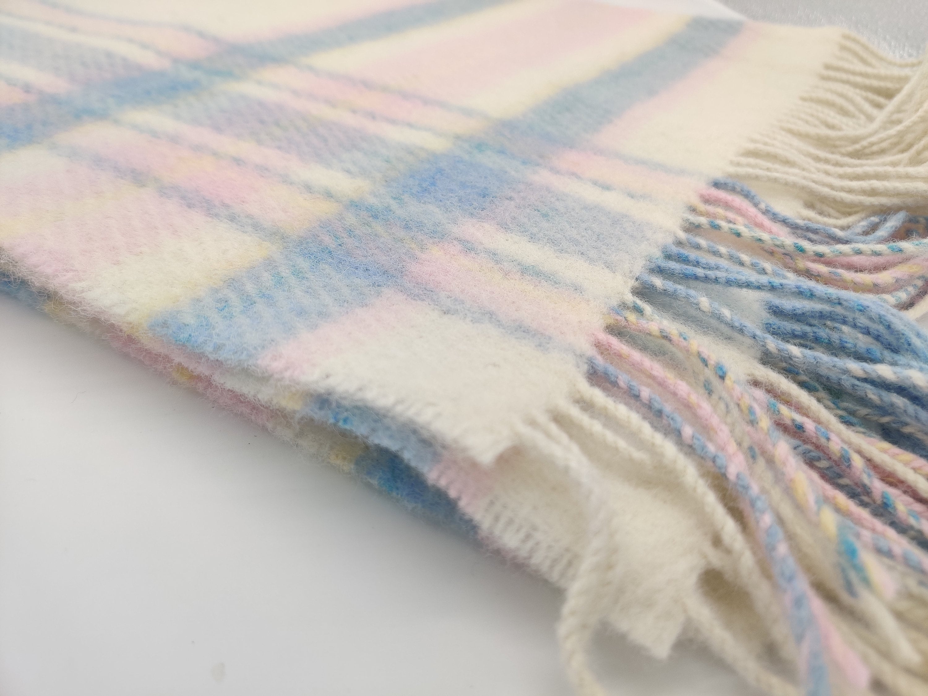 Plaid baby blanket sale