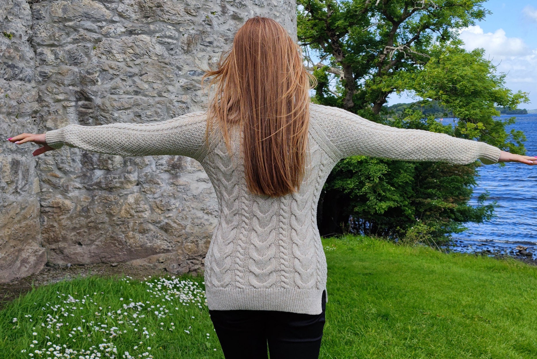 Oatmeal Merino Wool Cardigan