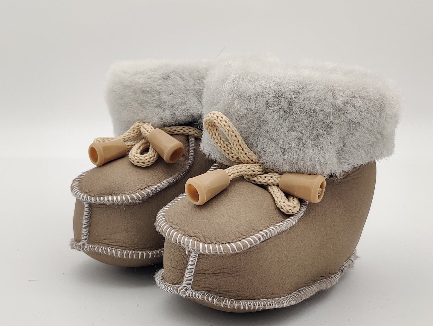 sheepskin booties for babies