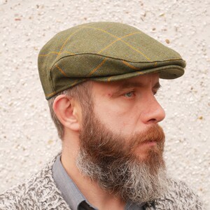 balmoral tweed flat cap
