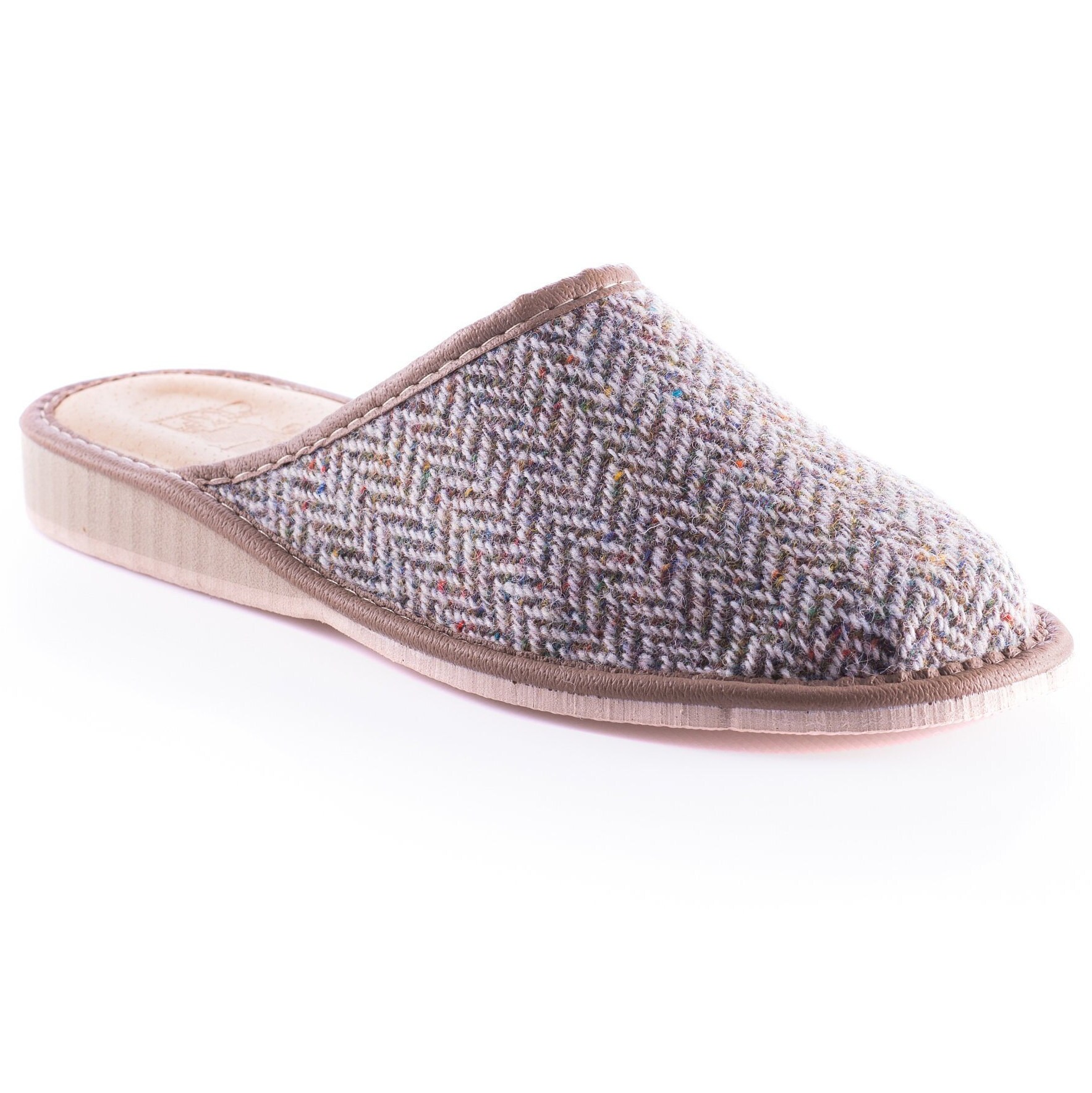 tweed slippers womens