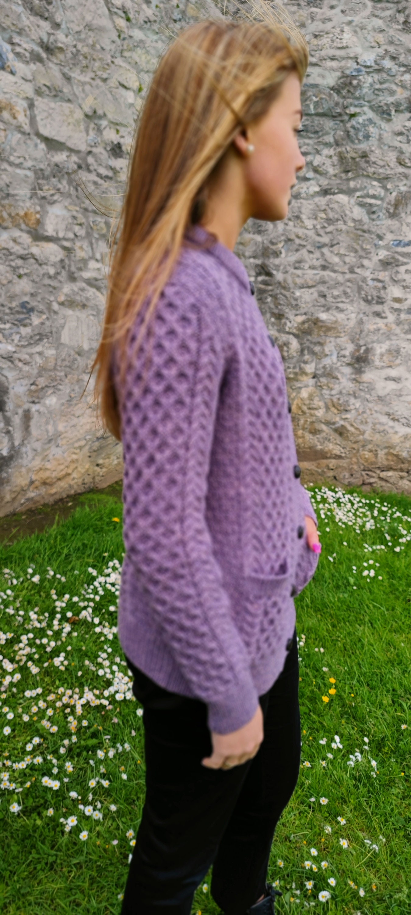 Cloud Knit Jacket, 100% Merino Wool & Handmade