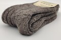 Irish Thick Wool Socks - Snug Socks in 100% Pure New Wool From Irish Sheep - Hiking Socks - Brown / Dark Jacob Undyed  - MADE IN IRELAND product logo