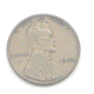 1944-P Lincoln Wheat Cent  Philadelphia Mint  Original Copper US Penny