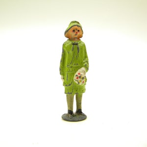 Johillco (John Hill Co.) Women Train Passenger  1950&#39;s Die-cast Metal