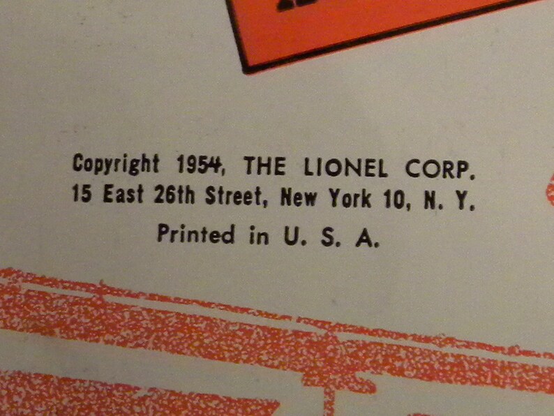 1954 Lionel Dealer Advance Catalog Original Etsy