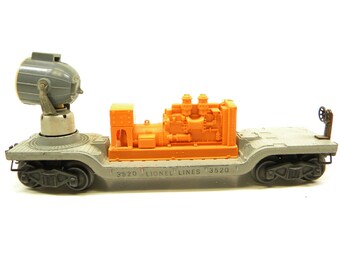 Lionel 3520 Operating Searchlight Car  1952-1953   O Gauge