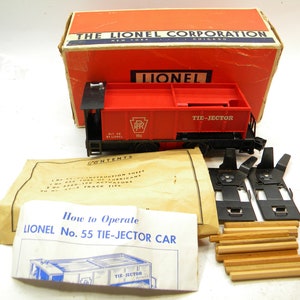 Lionel 55 Tie-Jector Motorized Unit  1957-1961  Original Postwar Lionel O Gauge