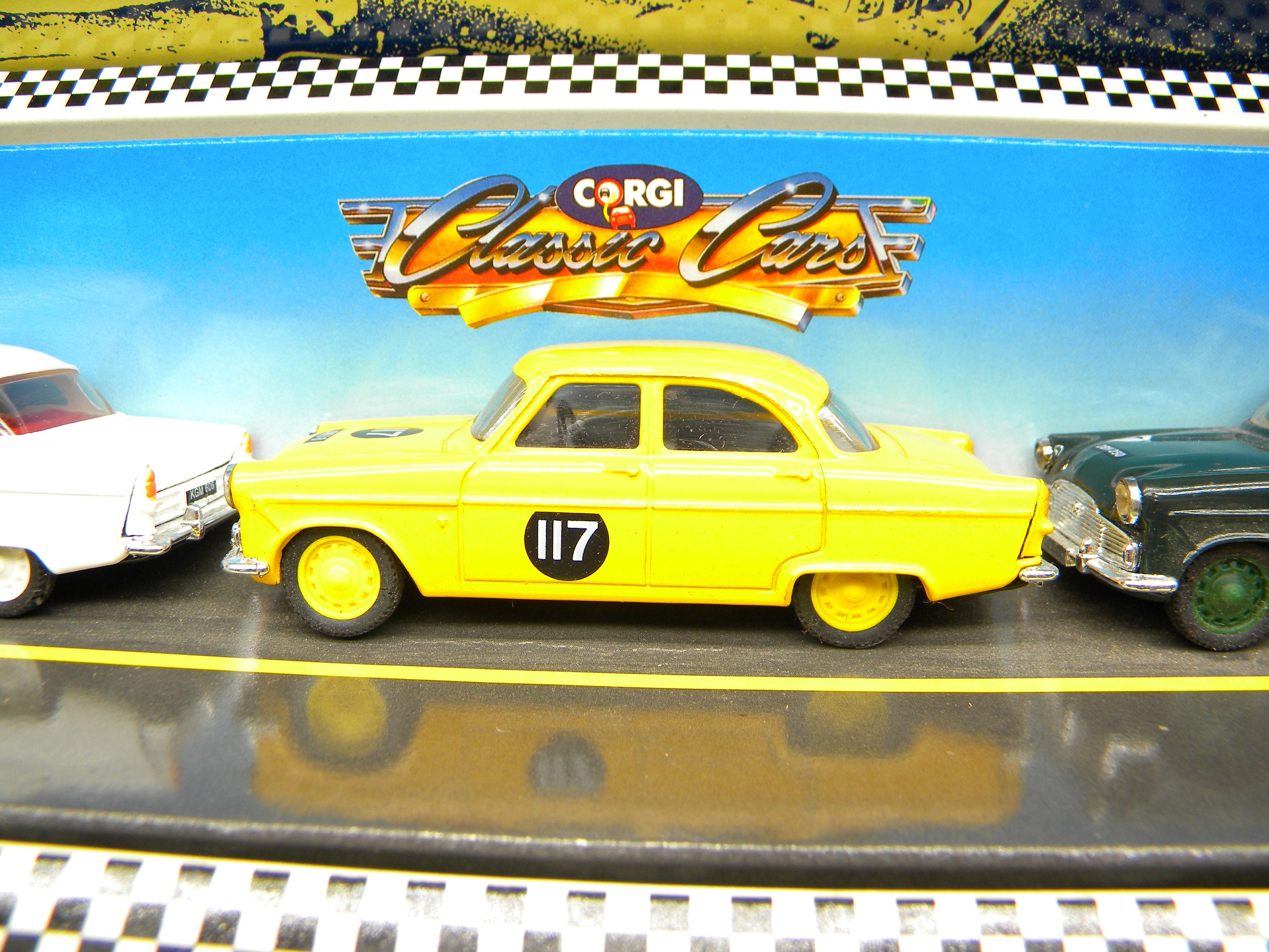 Coffret 3 Ford Zephyr Racing Corgi Classics - Échelle 1/43 - Années 60-70