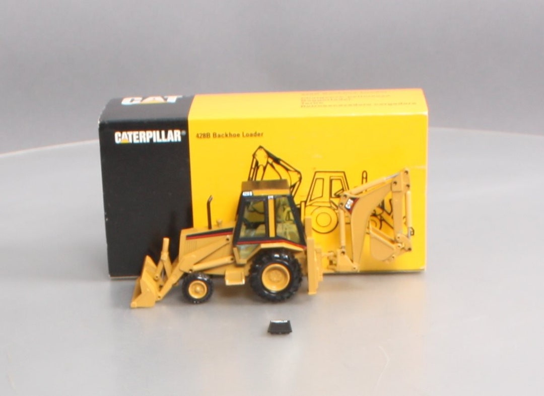 NZG Norscot 2851 Cat 428B Backhoe Loader 1:50 Scale Die-cast