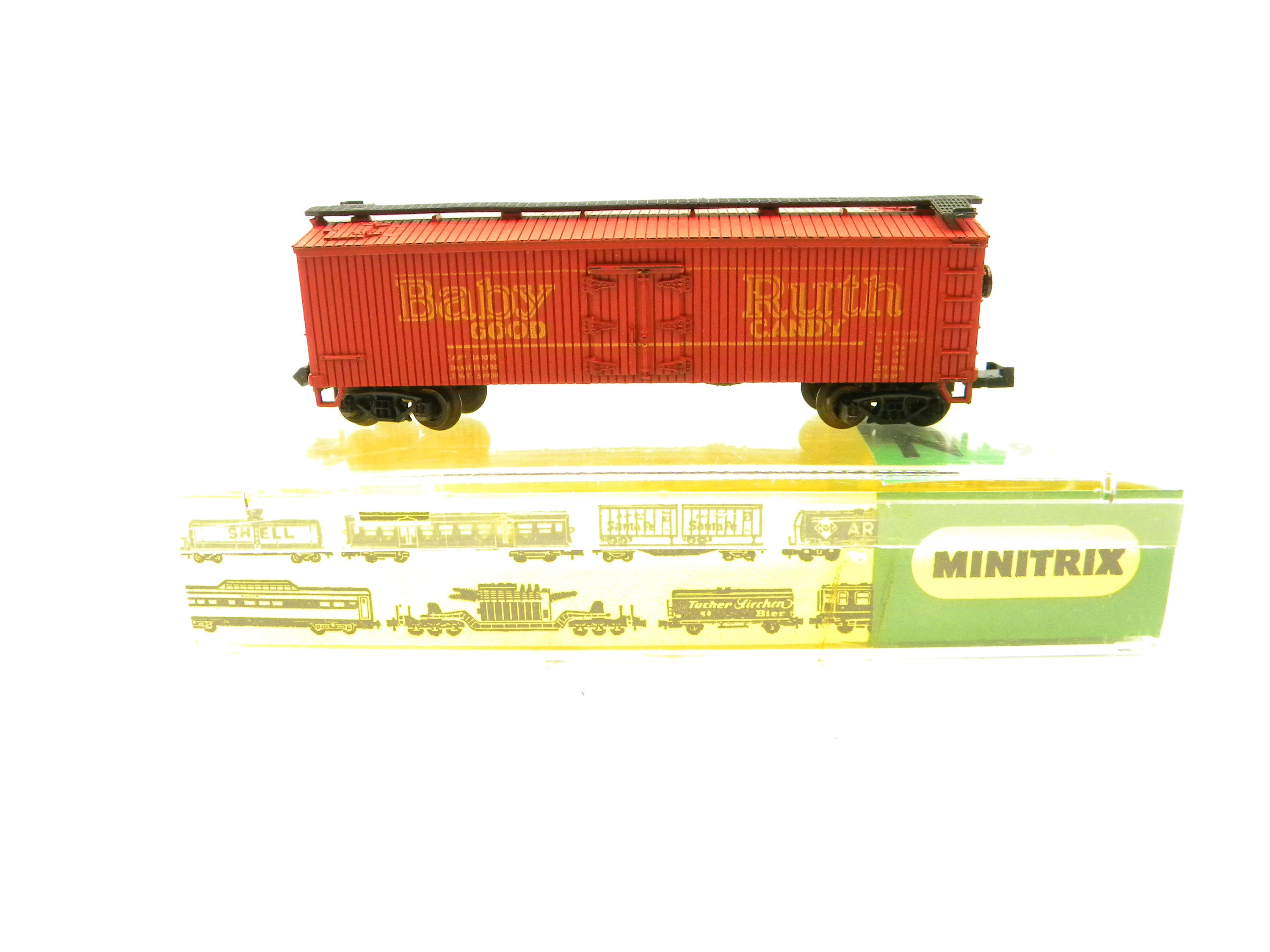 Minitrix 3185 Baby Ruth Woodside Refrigerator Car N Gauge