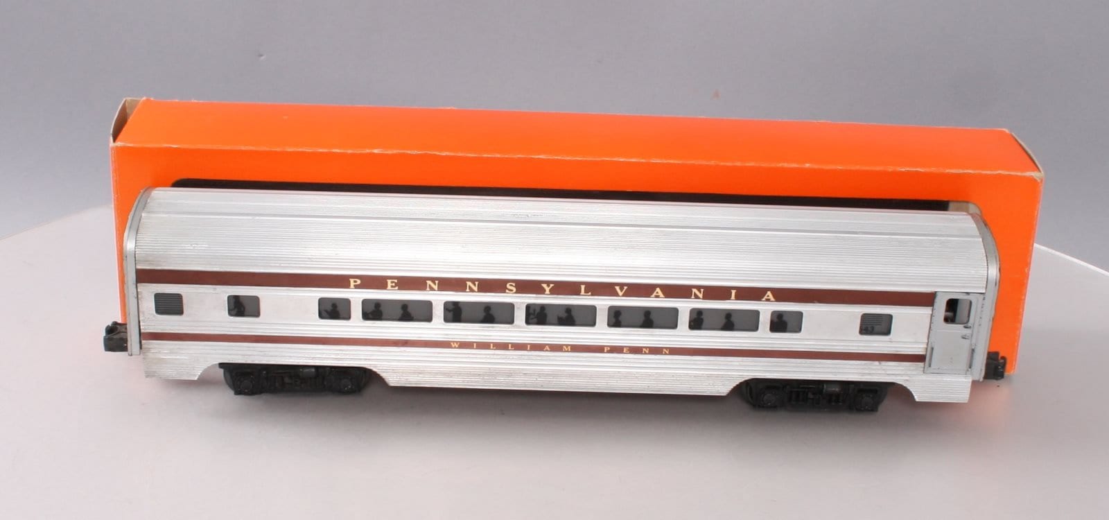 Lionel 2543 Pennsylvania Congressional William Penn Aluminum Pullman Passenger Car 1955-1956
