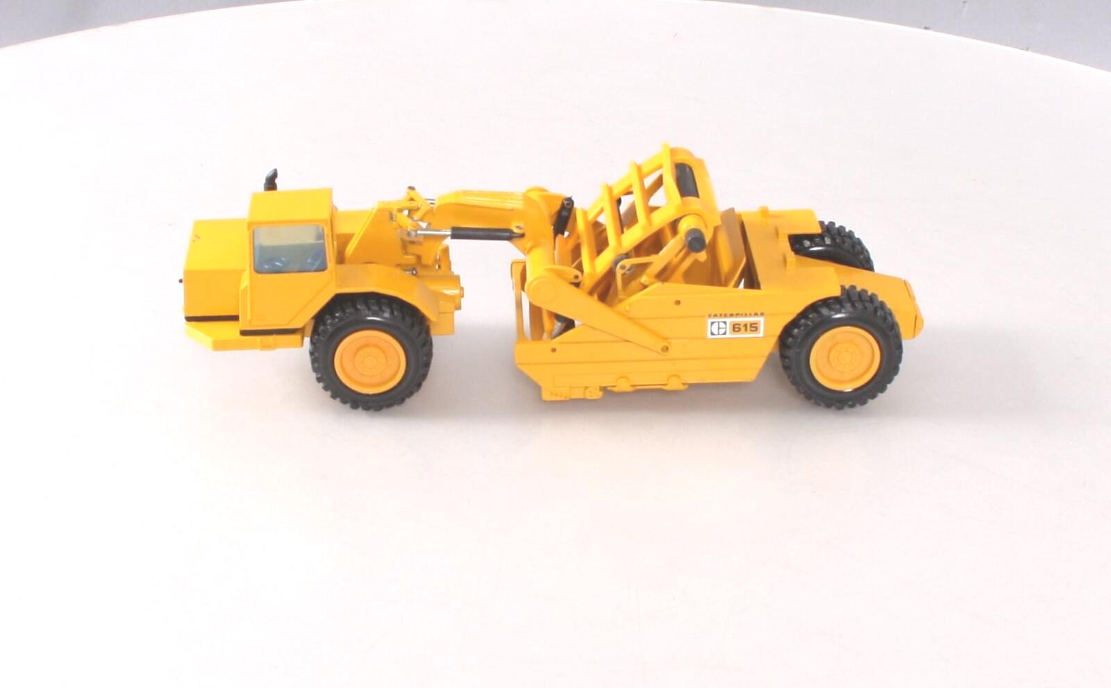 Nzg 260 Caterpillar 615C Wheel Tractor With Elevating Scraper 150 Scale Die-Cast Made in Germany