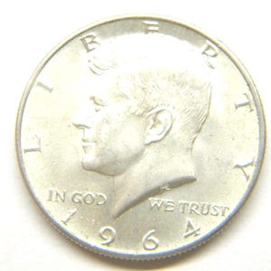 1964-P & D 50C Kennedy Half Dollar 90% Silver - Foto 9
