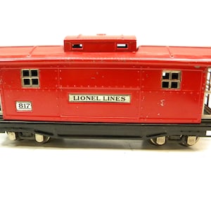 Lionel Prewar O Gauge 817 Caboose  1935-1939
