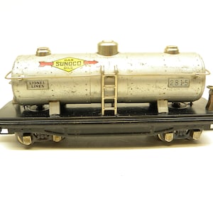 Lionel 2815 Sunoco Tank Car    1938-1942   Vintage O Gauge Train