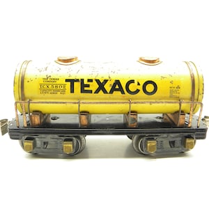 American Flyer 231 Texaco Tank Car   Vintage Prewar O Gauge Train