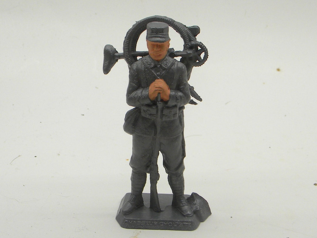 Figurine Soldat De Plomb - Chasseur Cycliste 1914 Première Guerre Mondiale - 1:32 (60mm)