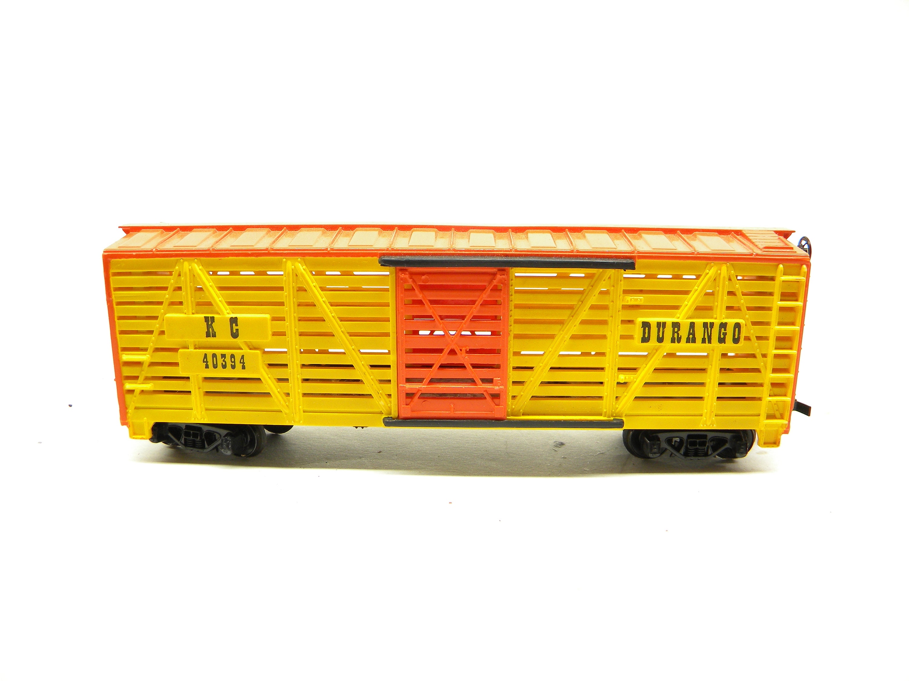 Tyco HO 40394 KC Durango 40 Foot Stock Car   HO Gauge