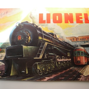 1948 Lionel Trains Consumer Color Catalog   Excellent Original