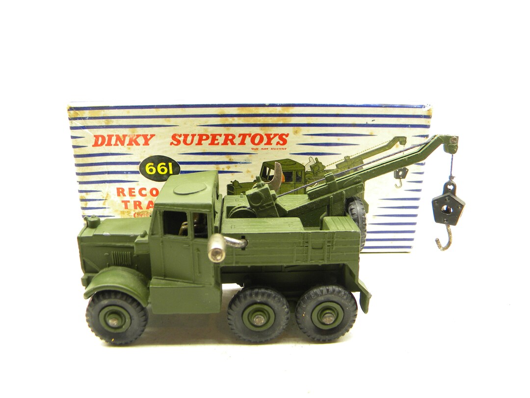 DINKY  SUPERTOYS 救援軍用トラック661 Dinky Toys GB N°661 Recovery Tractor Truck Troubleshooting