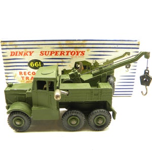 Dinky 661 Scammell Tractor de recuperación Original 1960&quot;s Dinky