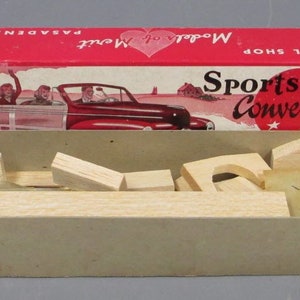 Vintage Ace Products 15 R 1:24 Scale Model of Merits Sportsman&#39;s Convertible Car Kit