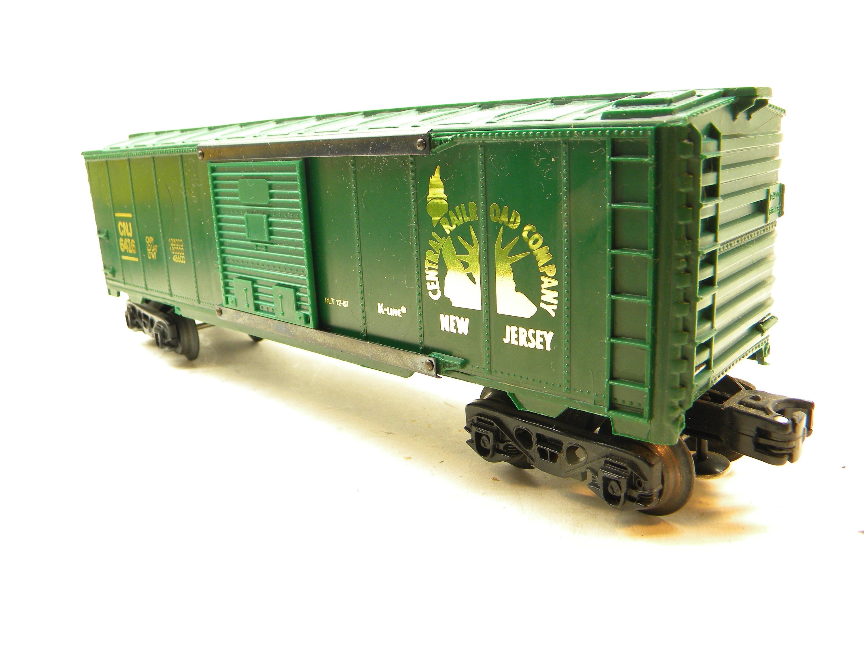 K-line K6416 Central of New Jersey Box Car O Gauge Train - Etsy