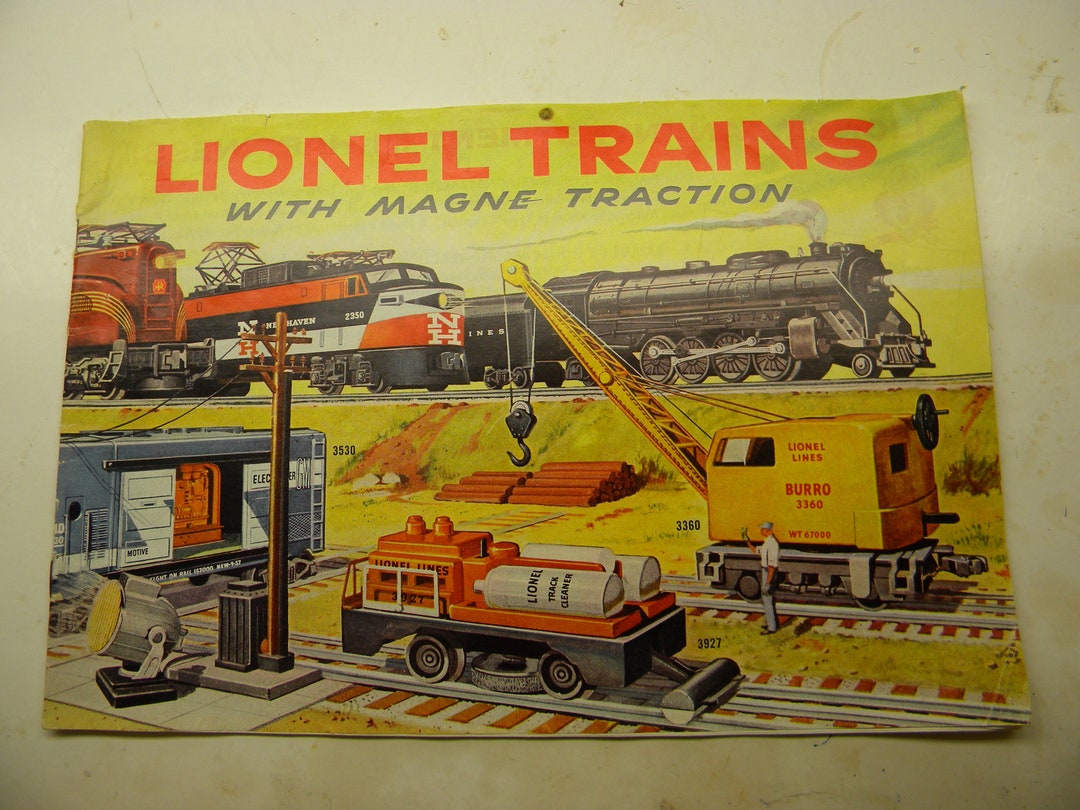 1956 Lionel Consumer Catalog Full Color Original Etsy