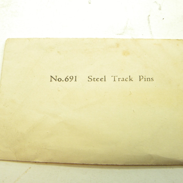 American Flyer #691 Steel Track Pins in Original Envelope    S Gauge