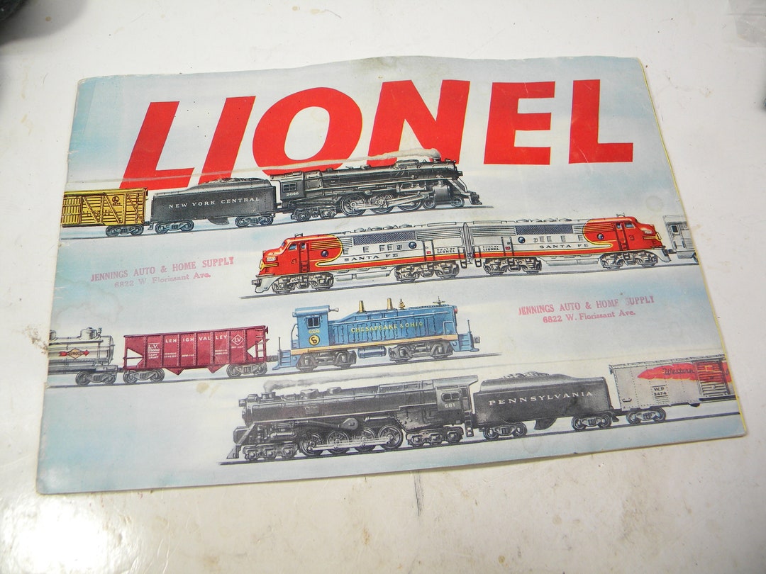 1953 Lionel Full Size Color Consumer Catalog Original Etsy