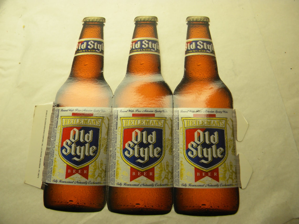 Old Style Beer Bottle Promo 1995 Original Old Style Promo Etsy