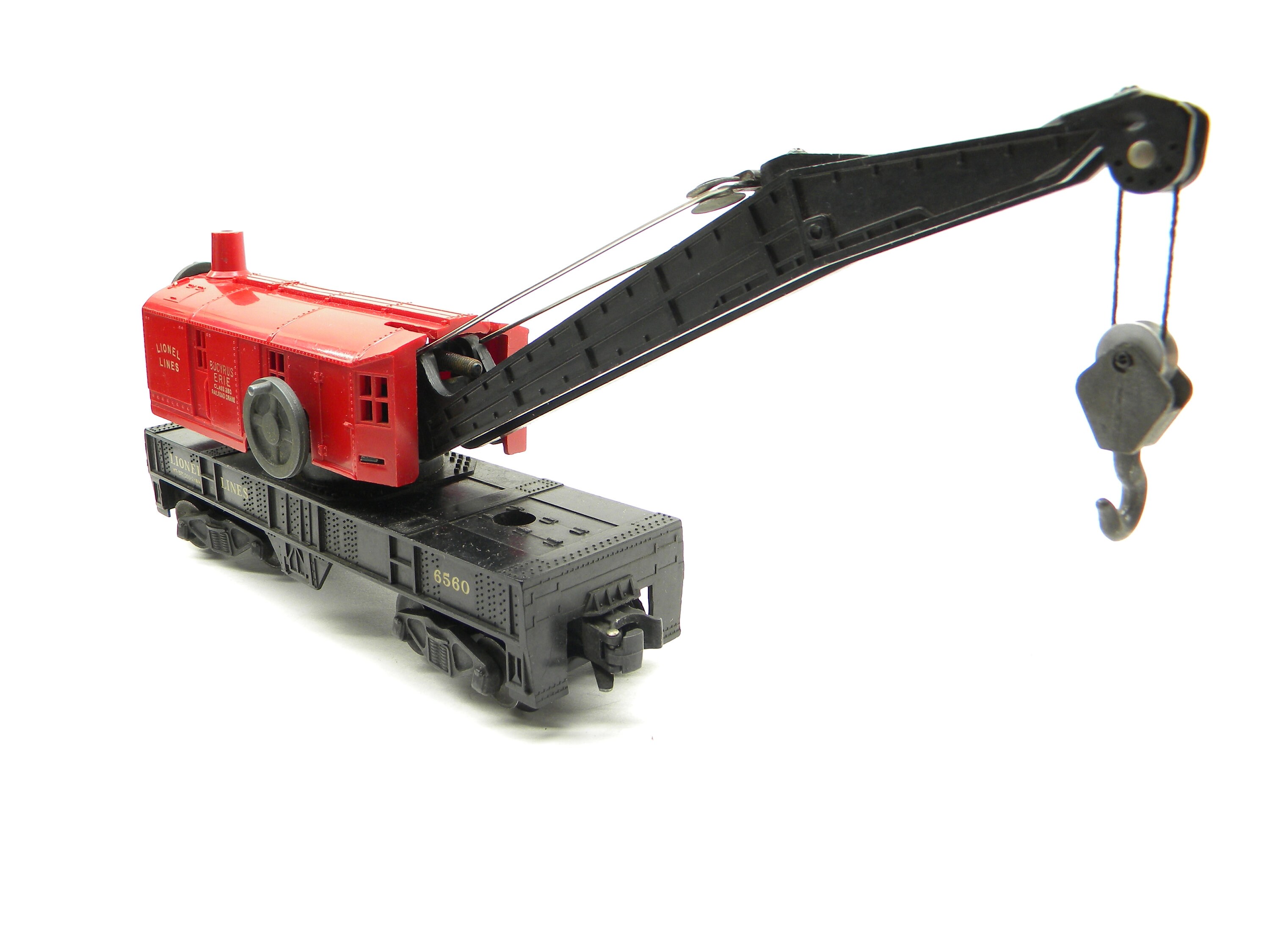 Lionel 6560-13 Straight Crane Hook With Cord - Diecast O Gauge For 2460 6460 6560